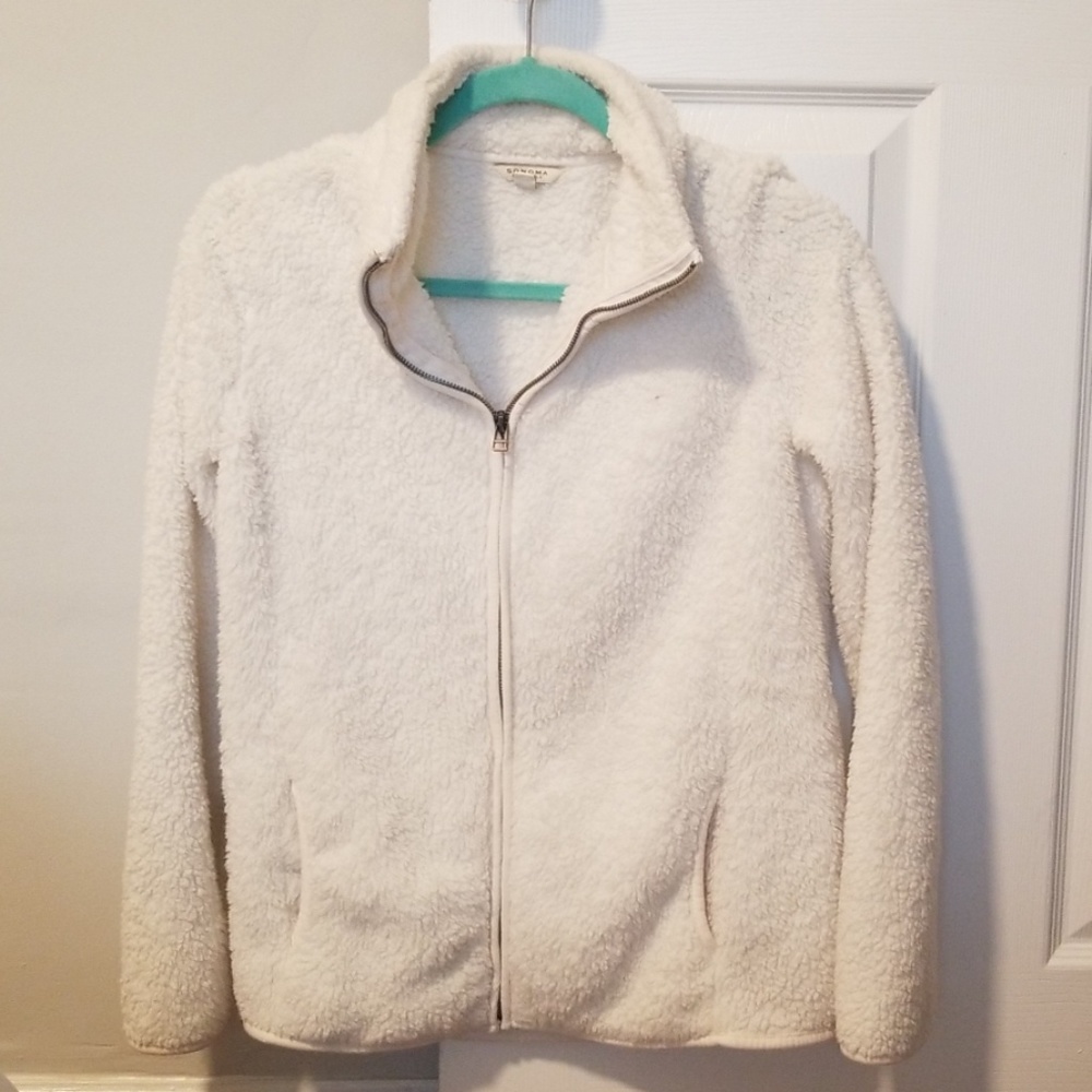 Faux Fur Zip Up
